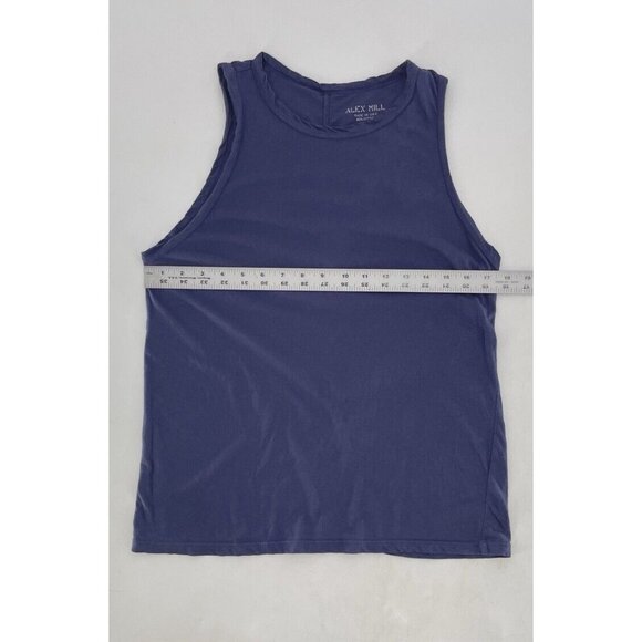 Alex Mill Blue Sleeveless Kate Tank Top Size M,‎ 100% Cotton, USA, Normcore - Picture 8 of 8